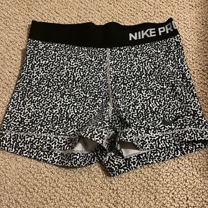 Nike pro spandex shorts